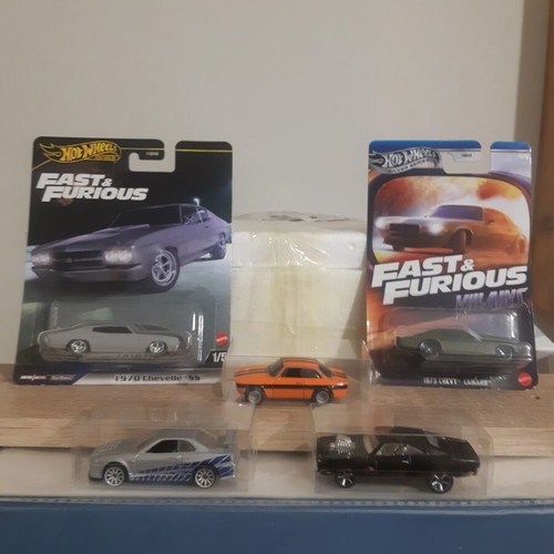 Hot Wheels Fast & Furious set of 5 cars like new