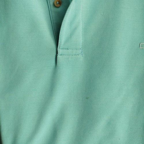 Clou men's polo shirt, turquoise, size XL