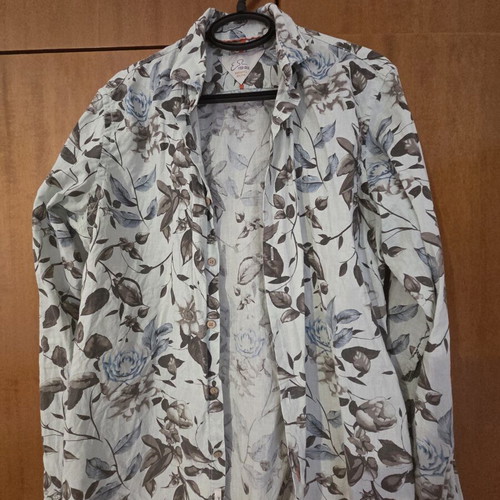 Yes Zee summer men's shirt L, like new, light green