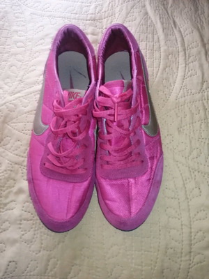Nike outdoor athletic shoes used, size 38, pink