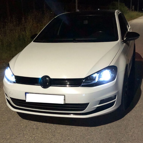 VW Golf 2017 mask and bumper new, black