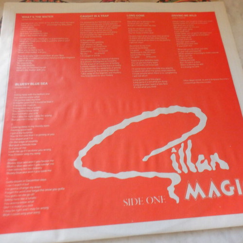 Gillan Magic LP vinyl like new, rare Greek pressing