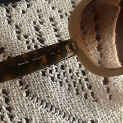 RayBan Jacky ohh vintage sunglasses like new, beige and brown