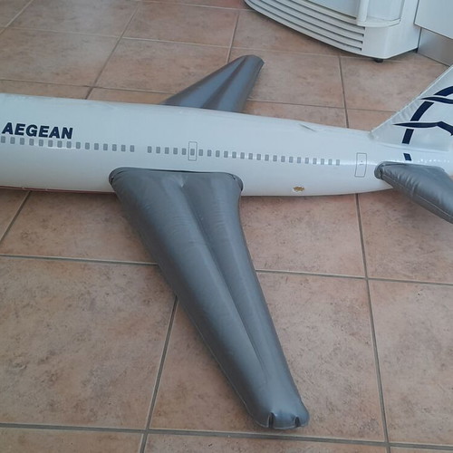 Aegean Inflatable Airplane New Collectible