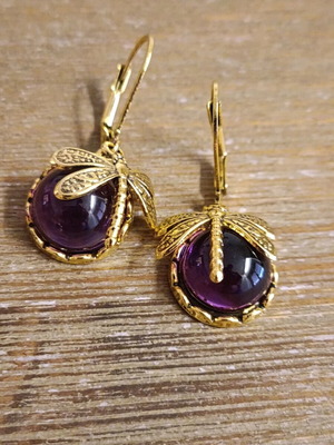 Vintage women's earrings steel lightweight small size new