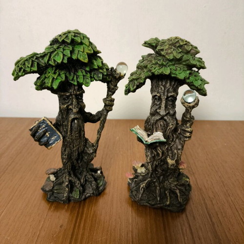 Decorative figures Tree of Life like new, set of two