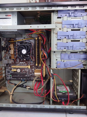 PC tower AMD A4 6300 3.70GHz 4GB RAM 500GB HDD used