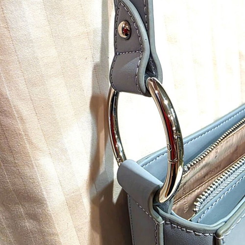 Badura shoulder bag like new, blue faux leather