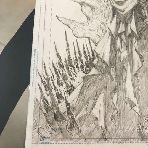 King Spawn 1 Sketch 1:50 Capullo Variant new, 1st print, Image Comics McFarlane