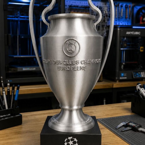 Champions League Trophy new official replica 27cm 3D printed