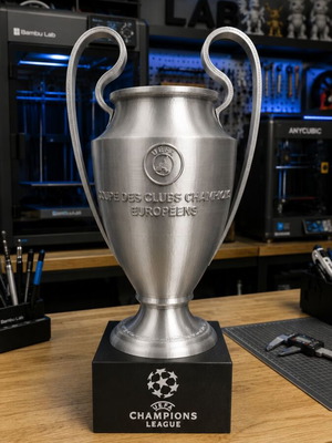 Κύπελλο Champions League καινούργιο επίσημο αντίγραφο 27εκ 3D printed