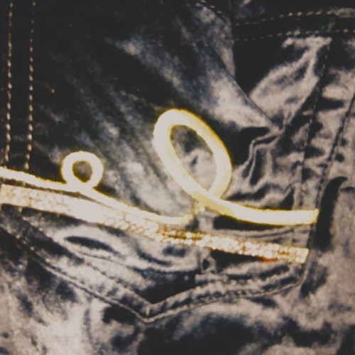 Seven L.A velvet jeans 31 used with crystals on pockets
