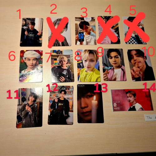 Seventeen lomocards new, set of 17 pieces
