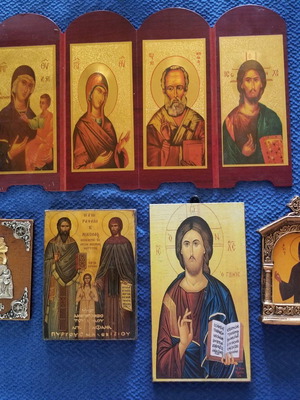 Σετ 5 μεταχειρισμένων θρησκευτικών εικόνων