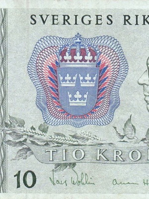 Sweden banknote used