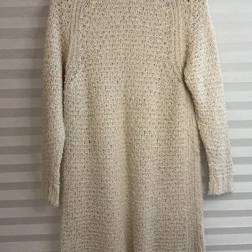 Massimo Dutti long knitted cardigan like new, beige