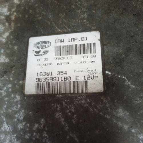 Computer ECU Peugeot 206 1.4 used, 9635991180, IAW1AP81