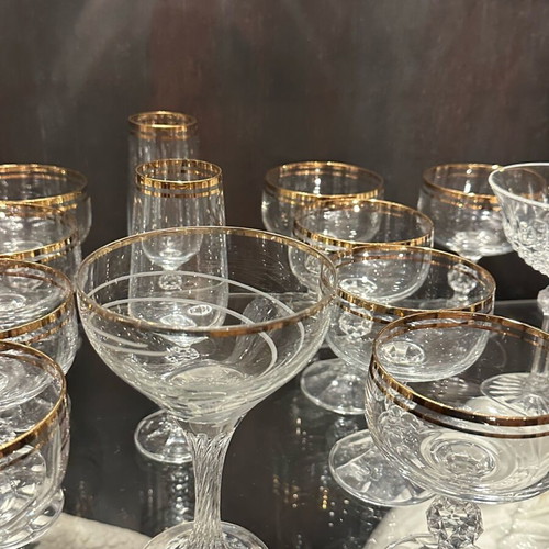 Crystal glasses new, wedding set
