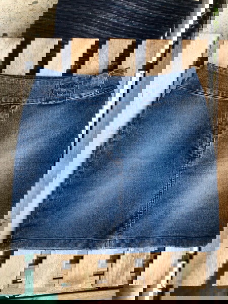 Short denim skirt Esprit