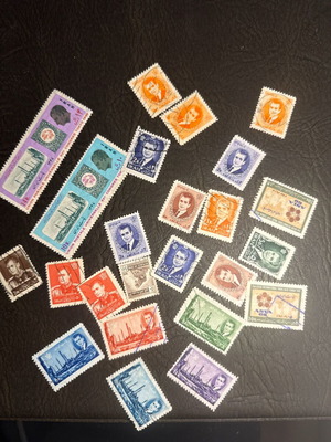 Vintage Iranian stamps collection with Shah era commemoratives