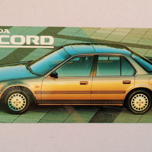 Honda Accord car sticker used, 90s vintage