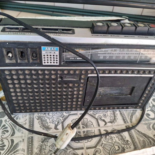 Vintage AKAI CT-1 Radio Cassette Player, Made in Japan