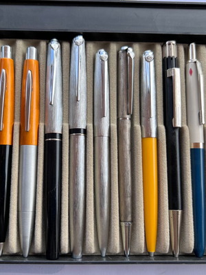 Universal aluminum pens and pencils like new, set of 12 pieces