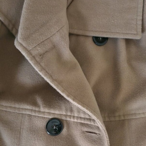 Wool camel coat women's IBIS Pret-a-Porter like new, size 2