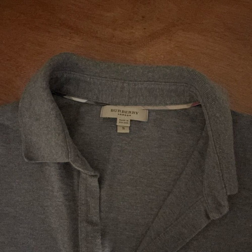 Burberry Polo shirt grey, like new, size S