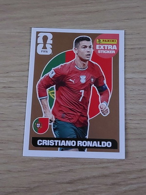 Panini Extra Cristiano Ronaldo Bronze Sticker World Cup 2026 like new