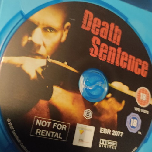 Death Sentence Blu-Ray like new, action crime thriller