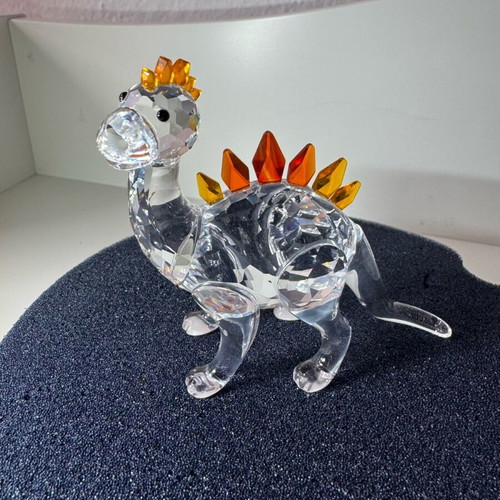 Swarovski dinosaur crystal figurine new, collectible decor