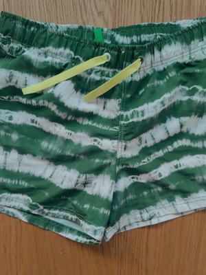 Benetton swimsuit like new, size 140, green, with lining