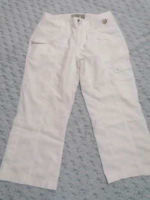O'Neill vintage skater capri pants white size S like new