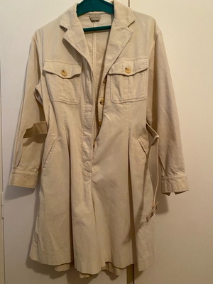 Trussardi corduroy salopette like new, beige