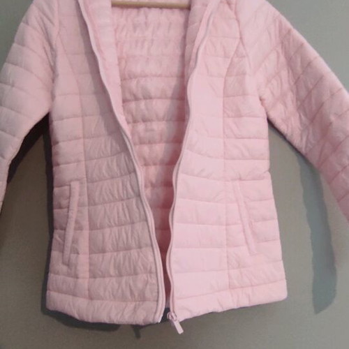 Soft pink jacket like new, size S