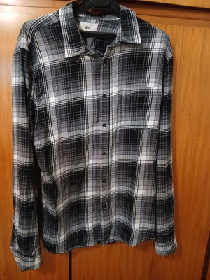 Мъжка риза C&A XL като нова, черно и бяло