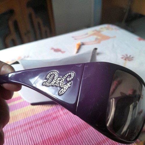Dolce & Gabbana purple mask women's sunglasses like new with case