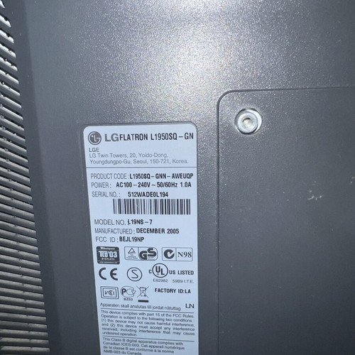 Lg monitor like new