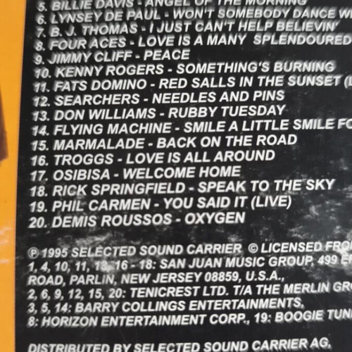 Johnnie Walker Millennium Night Music Vol.3 CD album used, pop