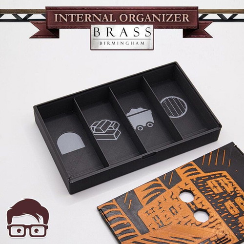 Brass Birmingham Board Game Organizer new, 3D printed insert