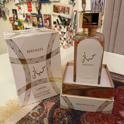 Lattafa Hayaati 100ml EDT Gold Elixir perfume like new