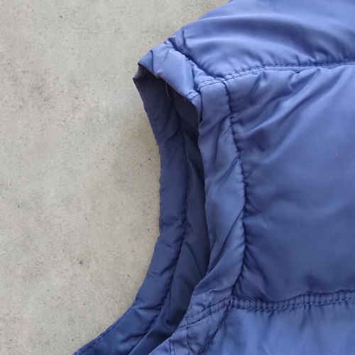Superdry Vintage Padded Gilet with Hood size M like new, blue