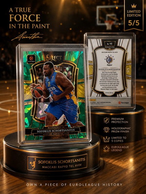 Sofoklis Schortsianitis Cracked Ice card new, limited 5/5