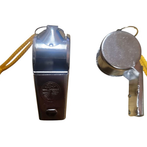 Metal whistles new, set of 2 pieces