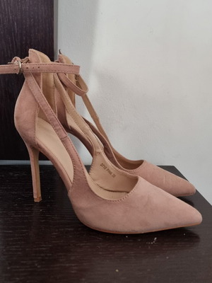 Stiletto shoes pink size 38 used