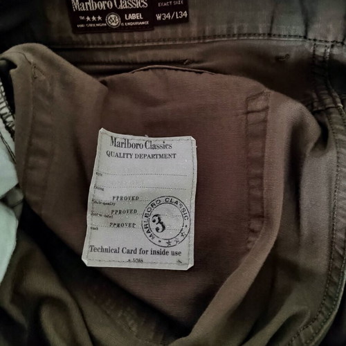 Marlboro Classics Vintage Men's Pants Brown W34 L34 like new