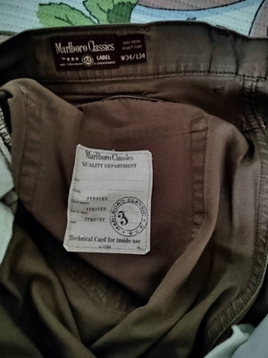 Marlboro Classics Vintage Men's Pants Brown W34 L34 like new