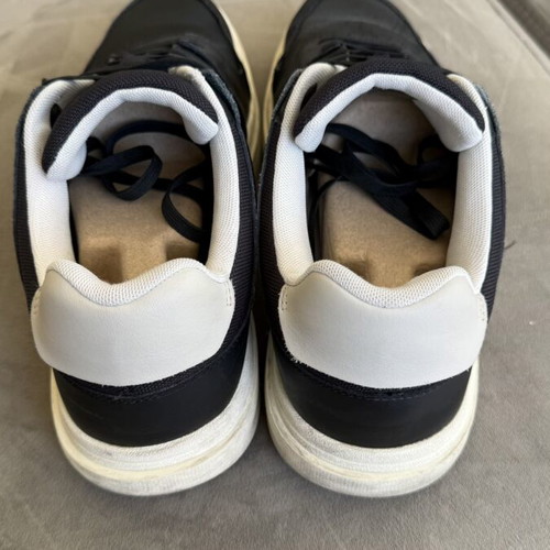 Tommy Hilfiger sneakers used, black leather, size 46