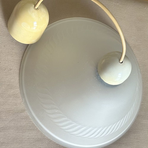 Glass ceiling light 30 cm like new